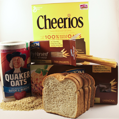 Whole grain Bread, Cereal, Rice & Pasta