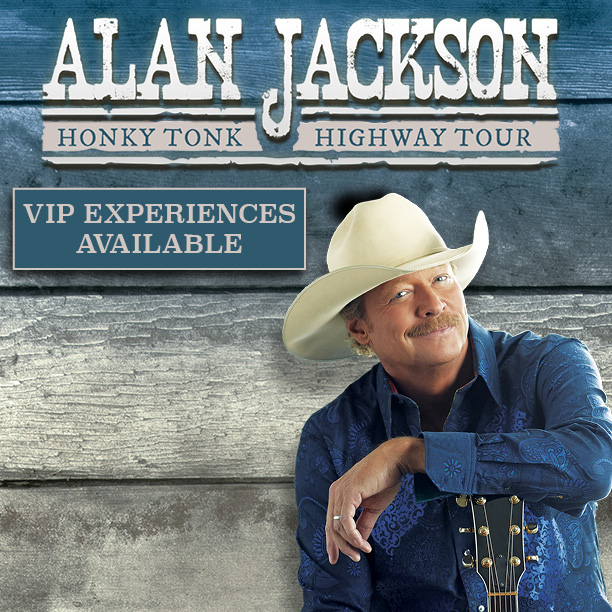 Alan Jackson Concert Package for Two!