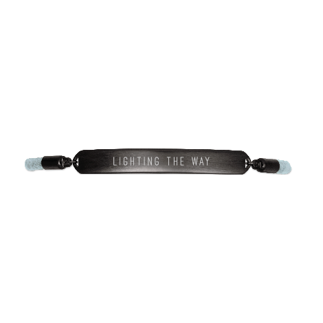 "Lighting the Way" Hematite Pulley Bracelet
