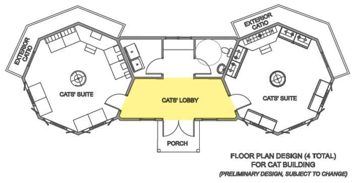 Cat Building Lobby Sponsorship