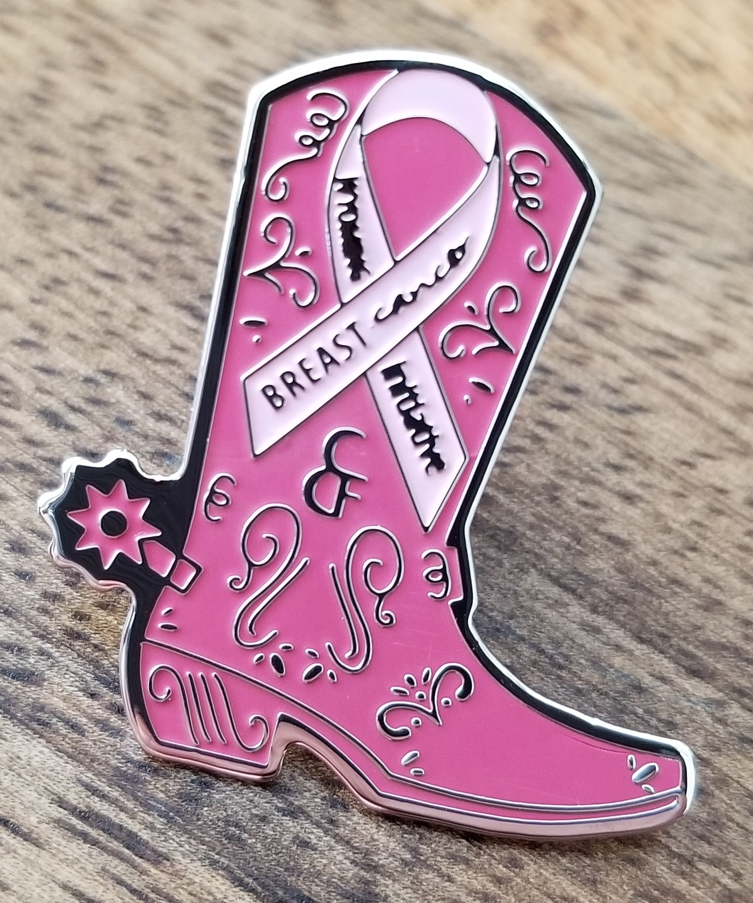 2018 CFD Pink Boot Pin