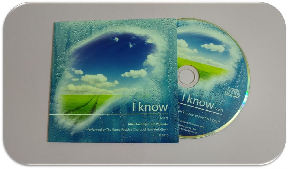 CD ,"I Know" - Signed Copy