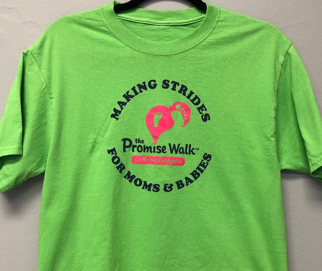 "Making Strides for Moms & Babies" Promise Walk Volunteer Shirt