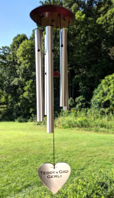 Engraved Wind Chimes