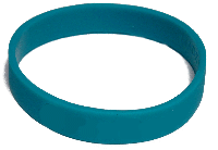 #127 Teal Awareness Wristband